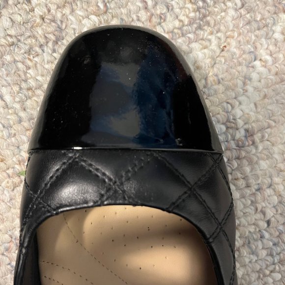 Clarks Block Heels Black Patent Leather US8 - Picture 6 of 7